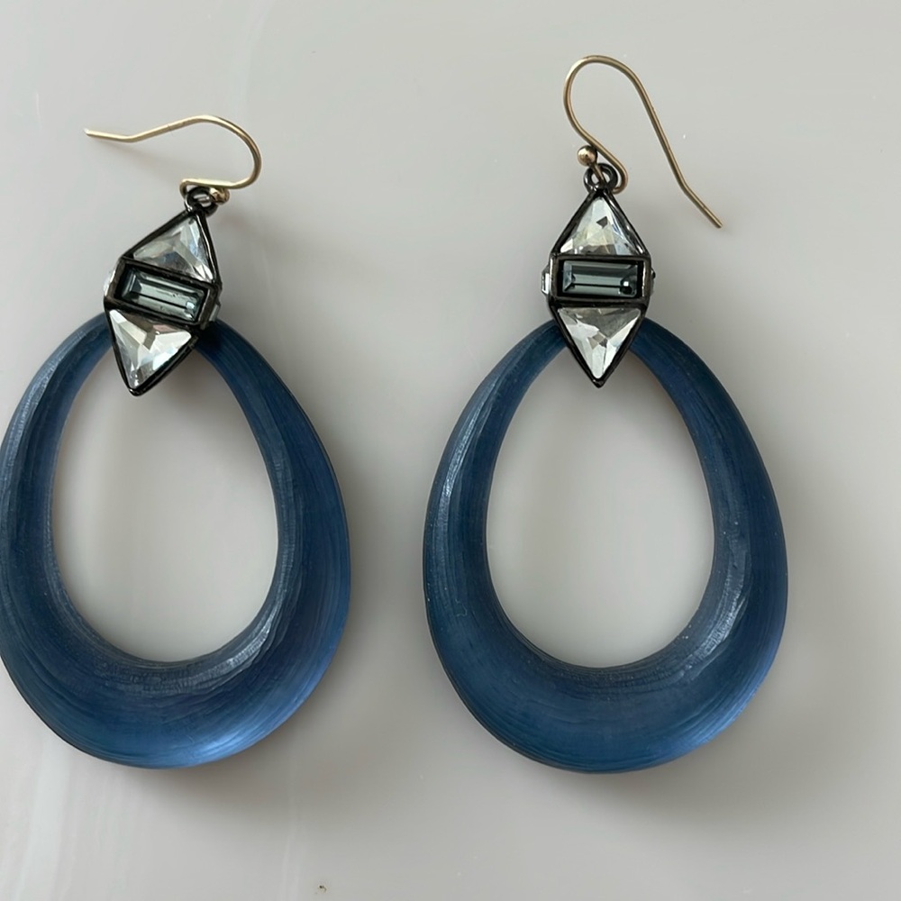 Alexis Bittar vintage pierced earrings.Lovely!